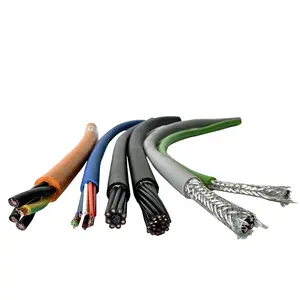 200 ~ 250 도 Cat5e Cat6 FEP 실리콘 고무 고온 저항 네트워크 케이블