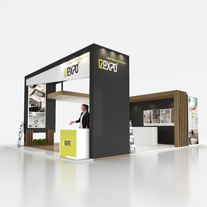 Stand Espositivo Personalizzato in Legno Riciclato, Stand Personalizzati per Cucina e Bagno - Product Image 1