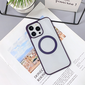 Mạ Điện Trong Suốt Trường Hợp Không Dây Từ Trường Hợp Điện Thoại TPU Vỏ Mềm Trường Hợp Đối Với iPhone 15 14 13 Pro Max - Product Image 4