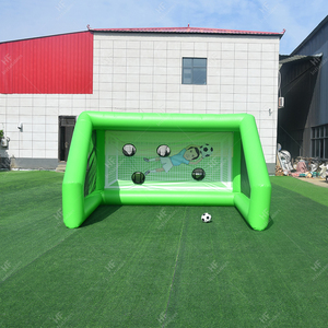 Jeux de sport interactifs de carnaval Ballon de football gonflable en PVC géant Basketball Challenge Goal Football Shootout-pour la couverture de l'événement - Product Image 1