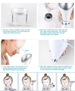 Manufactures Personal Care <b>Humidifier</b> Facial <b>Mist</b> Sprayer Portable Salon Nano Steamer Party Gifts - Product Image 4