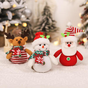 New Design Durable Stuffed Animal Filled With Pp Cotton Stuffed Animal Toy Lovers Santa Claus Plush Toy - Product Image 1