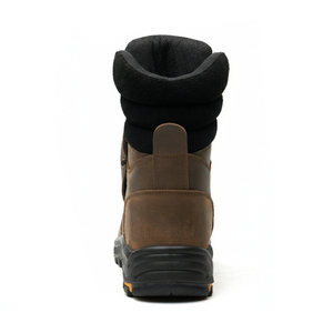Stivali da Lavoro Lunghi L611-H Marroni in Pelle Crazy Horse con Protezione Metatarsale, Stivali da Lavoro Antinfortunistici di Alta Qualità per Saldatura - Product Image 3