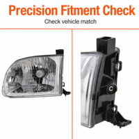 Phares avant de haute qualité, neufs, vente en gros d'usine, pièces automobiles, L/R 81150-0C020 pour 2000-2004, 24V 25W 3000 Lumens 6000K