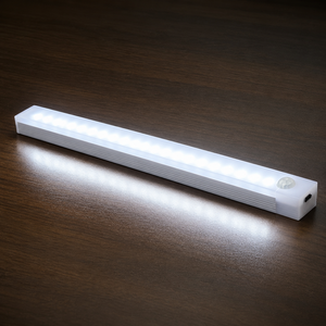 Luz LED para Debajo del Gabinete, 6000K Blanco Frío, Atenuación Continua, Interruptor Táctil, Montaje Superficial, Aluminio Mate, Diseño Minimalista - Product Image 1