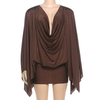 Nouvelles robes tendance pour femmes, robes longues à manches longues en maille plissée, dos nu, robes trapèze, vêtements sexy pour femmes
