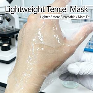 Masque facial en feuille OEM anti-inflammatoire éclaircissant et hydratant à la Glycyrrhiza Glabra pour peaux sèches - Product Image 4