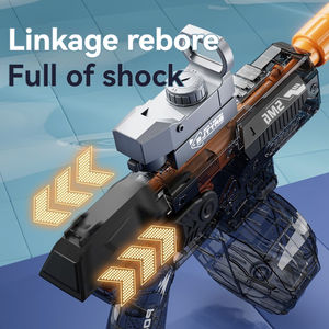 Stärkste elektrische Wasser pistole für Erwachsene Leistungs starke Wassers pritz pistole Automatisches Aufleuchten Rauch mündung Flammens pielzeug Outdoor-Sommers pielzeug - Product Image 3