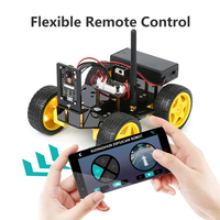 Kit de Robótica Educativa STEM con Tutorial para Adultos y Niños, Juguete de Programación y Codificación DIY, Coche Robótico Inteligente 4WD para Principiantes con Arduino