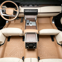 Tapis de sol de voiture en TPE à couverture intégrale, texture antidérapante, doublures protectrices pour berlines et SUV, intérieur de véhicule