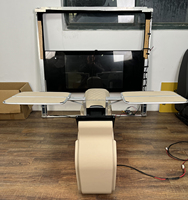 Lumière ambiante Maybach Table pliante et boîte d'accoudoir à écran tactile pour Benz Vito Vclass W447 V250 V300 Mpv