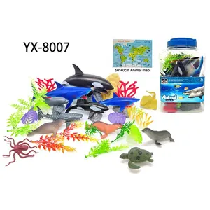 3D 해양 동물 바다 동물 유치원 장난감 교육 모델 시뮬레이션 플라스틱 바다 동물