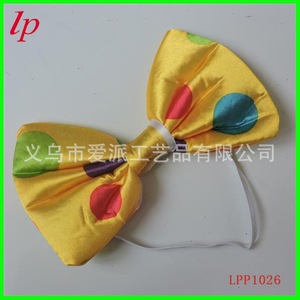 <b>Red</b> White And Blue <b>Sequin</b> Bow Tie LPP1010 Pre Tied For National Day Independence Day Decorations - Product Image 2
