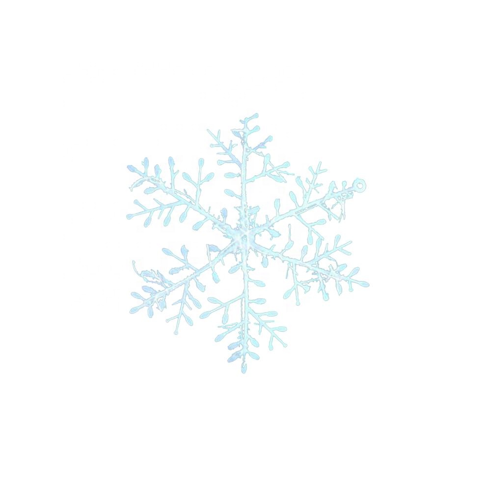 Hot Sale 3pcs/lot Christmas gift Plastic Snow flakes White Snowflake Ornaments Snowflakes Christmas Tree decorations for home