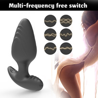 Plug anal et vibromasseur en silicone pour hommes, masseur de prostate télécommandé, jouets sexuels