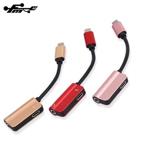 <span class=keywords><strong>Headphone</strong></span> Charger Splitter 3.5 mét aux 2 trong 1 cho <span class=keywords><strong>Iphone</strong></span> Tai nghe <span class=keywords><strong>Adapter</strong></span> thâm quyến Cáp USB tiêu chuẩn OPP Túi hoặc hộp AL hợp kim TPE - Product Image 3