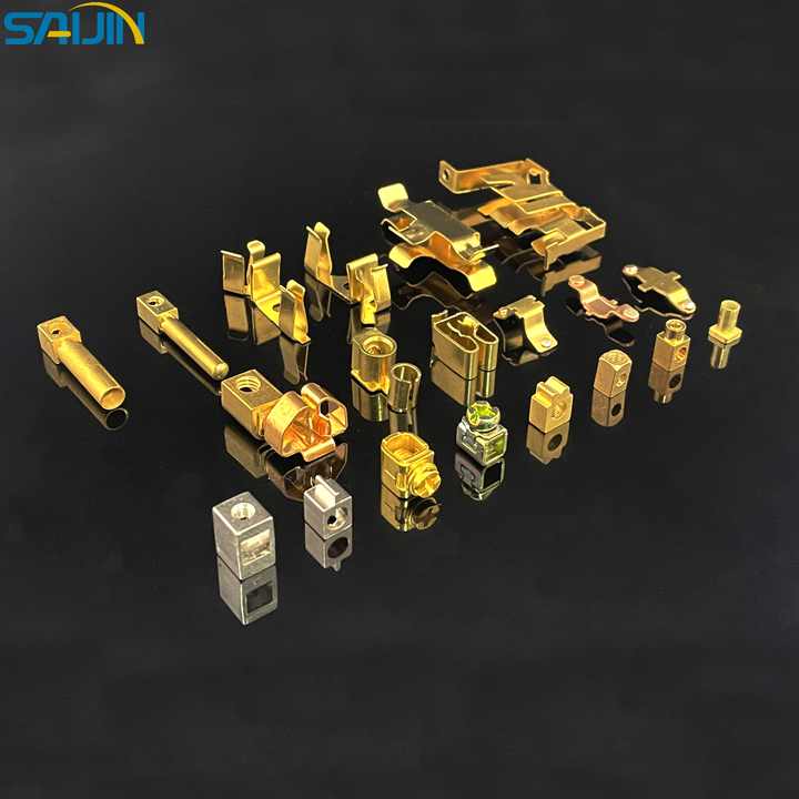 Profession eller kunden spezifischer Kontakt in der elektrischen Klemme Beryllium 18650 Kupfer kontakte Wechselstrom Messing buchse Metallteile