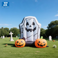 Publicité Gonflable Halloween Décoration Océan Bandits Bateau Pirate Bateau Pirate Chapeau Décoration Prop