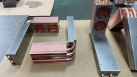Dissipateur thermique à haute puissance en cuivre et aluminium, sur mesure, haute performance, avec caloduc, garantie 3 ans, montage sur circuit imprimé pour l'exportation