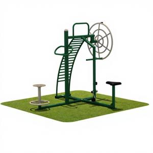 Nouvel équipement de <span class=keywords><strong>fitness</strong></span> extérieur en acier, fabriqué en Chine, écologique, durable, installations sportives spéciales pour les communautés et les parcs - Product Image 2