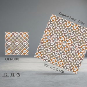 Prix bon marché rectifié dernier poinçon gaufré Design céramique 300x300 numérique émaillé 30x30 antidérapant 12x12 fini mat carreaux de sol - Product Image 5