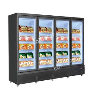 220v ventilador sorvete de refrigeração exibição armário restaurante freezer