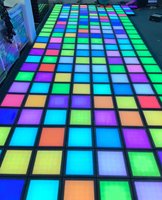 Piste de danse intérieure/extérieure RVB Pixel LED Interactive Motion Sensor Games Pixel Dance Floor
