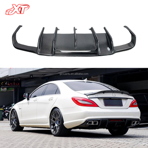 Diffuseur en fibre de carbone de style W218 <span class=keywords><strong>R</strong></span> pour <span class=keywords><strong>Mercedes</strong></span> Benz <span class=keywords><strong>Classe</strong></span> CLS 320 <span class=keywords><strong>350</strong></span> 260 CLS63 2012-17 Kit carrosserie Becquet de pare-chocs arrière - Product Image 1