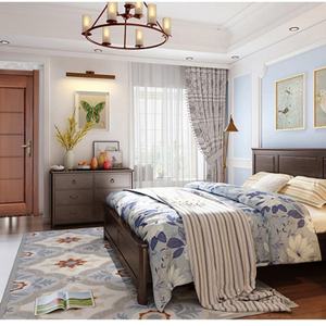 Portes en polymère nordiques sur mesure, portes intérieures modernes pour chambre à coucher, laquées, antivol, marque QiFan - Product Image 2