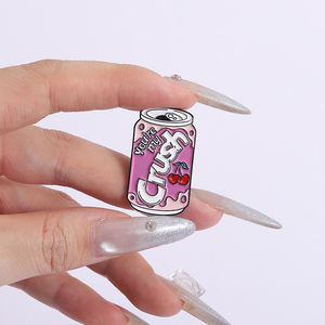 Pin esmaltado de bebida de jugo de dibujos animados You Are My <span class=keywords><strong>Crush</strong></span> Halloween Ghost Orange Soda broche solapa insignia joyerí<span class=keywords><strong>a</strong></span> regalo al por mayor - Product Image 4