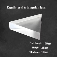 Lentilles optiques : lentilles cylindriques, lentilles semi-circulaires, lentilles triangulaires, lentilles rectangulaires, lentilles convexe-concaves pour le collège