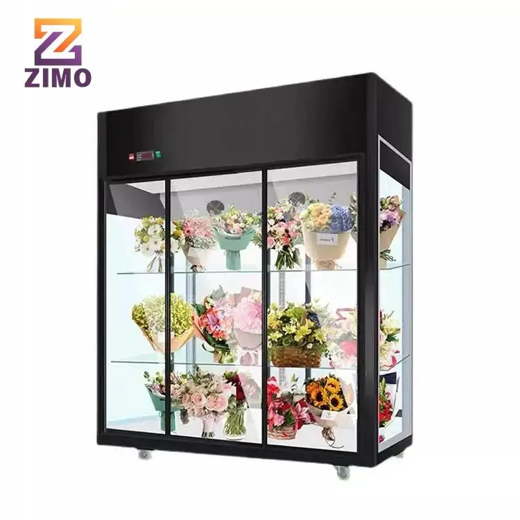 Flower Display Kühlschrank Display Gefrier schränke Kühlschrank Kühl vitrinen Gebraucht Blumen kühlschrank