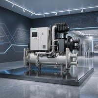 Hisense Wasserkühler mit Magnetlagerung, Zentrifugal 100-500RT, Ölfrei, Energiesparend, 380V/3N~/50Hz, 110~450kW, R134a für Gewerbliche Anwendungen