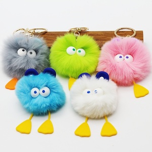 Wsnbwye <span class=keywords><strong>Porte</strong></span>-clés Cadeau Mignon, pour Sublimation <span class=keywords><strong>DIY</strong></span>, avec <span class=keywords><strong>Pompon</strong></span> Lettre et Boules en Peluche 3D, style Bonnets d'Hiver, Vente en Gros - Product Image 1