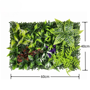 Fournitures pour Jardins Verticaux <span class=keywords><strong>D</strong></span>écoratifs – Mur Végétal Mural Extérieur en PE de Haute Qualité 40x60cm, Plantes Mixtes Milan - Product Image 5
