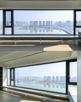 Ventanas Abatibles Modernas, Duraderas, para Villas, Dormitorios, Insonorizadas, Exteriores, de Aleación de Aluminio, Doble Vidrio, para el Hogar