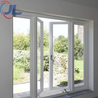 Fenêtre coulissante en aluminium avec persiennes en verre, anti-effraction, pour la confidentialité et la ventilation, avec poignée et serrure