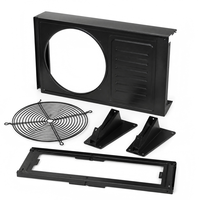 Pièces en tôle sur mesure pour l'unité extérieure de pompe à chaleur air-eau : panneau de carrosserie, support, grille de protection du ventilateur, ensemble complet de pièces HVAC