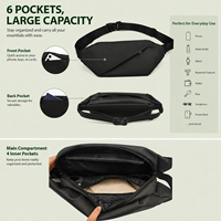 Bolsa Faraday Antirrobo en Stock, Bolsa de Cintura con Bloqueo de Señal RFID