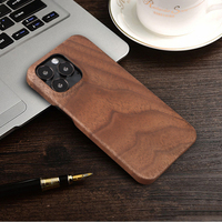 Coque de téléphone en bois personnalisable pour iphone13 Apple coque de téléphone en fibre de carbone