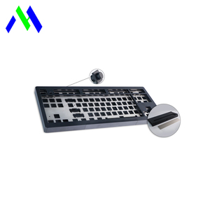 Đồng nhôm thép không gỉ phần kim loại chế tạo <span class=keywords><strong>CNC</strong></span> gia công chơi game nhôm bàn phím trường hợp - Product Image 2