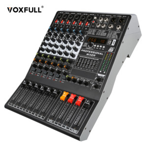 VOXFULL-Mezclador de escenario de calidad OEM, estéreo, efectos digitales, 256 DSP, USB, grabación, equipo de sonido, venta al por mayor, - Product Image 1