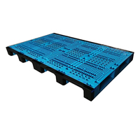 Palet de Plástico de 2000*1200*150 mm, Palet de Plástico de Gran Tamaño y Alta Resistencia con 3 Patines