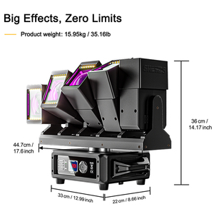 ไฟหัวเคลื่อนที่ SHEHDS 5*60W RGBW Beam Moving Head Light DMX512 RDM ควบคุมพิกเซล ซูม เมทริกซ์ LED สำหรับไนท์คลับ คอนเสิร์ต ดีเจ - Product Image 3
