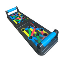 Tabla de Flexiones Plegable Portátil para Uso Doméstico, Tabla de Flexiones para Entrenamiento de Pecho y Abdominales, Equipo de Fitness Compacto