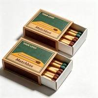 Boîte d'allumettes vintage personnalisée, allumettes de luxe imprimées, coffret cadeau, allumettes pour mariage, emballage d'allumettes pour bougies avec logo personnalisé
