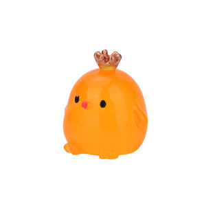 Corona luminosa pollo brillante Jardín de hadas miniaturas figuras DIY terrario y casa de muñecas decoración, accesorios de paisaje de musgo - Product Image 6