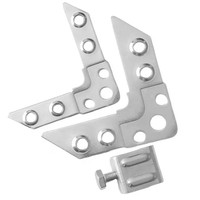 Accessoires de conduits de CVC en acier galvanisé TDC de 30mm Conduit d'angle à bride pour applications scolaires de sous-sol d'hôpital de gymnase