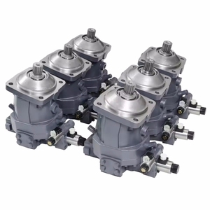 มอเตอร์ไฮดรอลิกแบบลูกสูบปรับปริมาตรได้ รุ่น A6VM160HA2/63W-VAB020A แรงบิด 160-200 นิวตันเมตร สำหรับรถเครนแบบล้อ OEM - Product Image 2