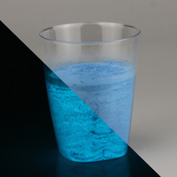 Poudre de pigment photoluminescente durable, non toxique, colorée et lumineuse pour résine époxy, slime, peinture à ongles, tissu